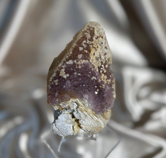 Calcite with Amethyst A
