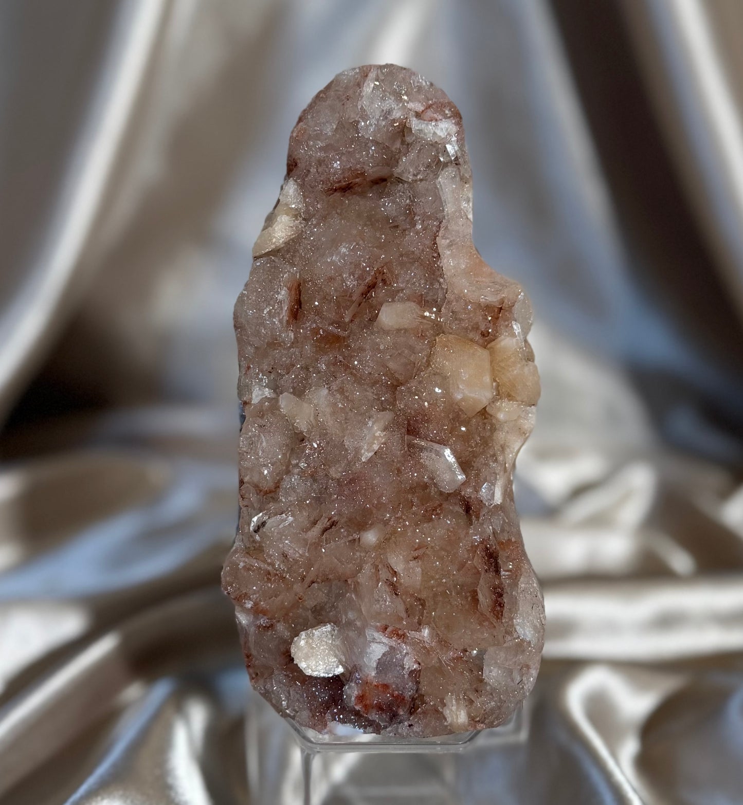 Sugary Hematite Included Apophyllite B