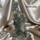 Black Chalcedony and Coated Calcite Stalactite