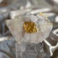 Calcite on Chalcedony