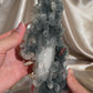 Black Chalcedony and Coated Calcite Stalactite