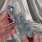 Deep Blue Chalcedony with Apophyllite E