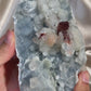 Blue Chalcedony with Apophyllite D