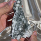 “Frosted pocket” Black Chalcedony A
