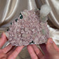 Mesolite on Pink Heulandite & Green Apophyllite D