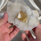 Calcite on Chalcedony
