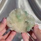 Sugary Stilbite with Green Apophyllite L