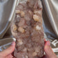 Sugary Hematite Included Apophyllite C