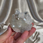Apophyllite on Calcite