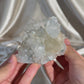 Calcite on Quartz with Apophyllite