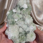 ‘Pistachio Crunch’ Green Apophyllite on Mordenite D