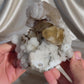 Apophyllite Capped Calcite