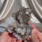 Dark Honey Calcite with Apophyllite