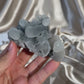 “Frosted pocket” Black Chalcedony F