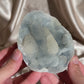 Blue Chalcedony with Coated Calcite