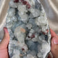 Blue Chalcedony with Apophyllite E
