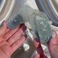 “Ice cream cone” Calcite with Celadonite C