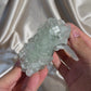 ‘Mint Fern’ Green Apophyllite with Scolecite F