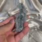 Deep Blue Chalcedony with Apophyllite D