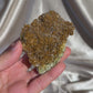 Micro Calcite on Green Chalcedony B