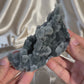 “Frosted pocket” Black chalcedony C